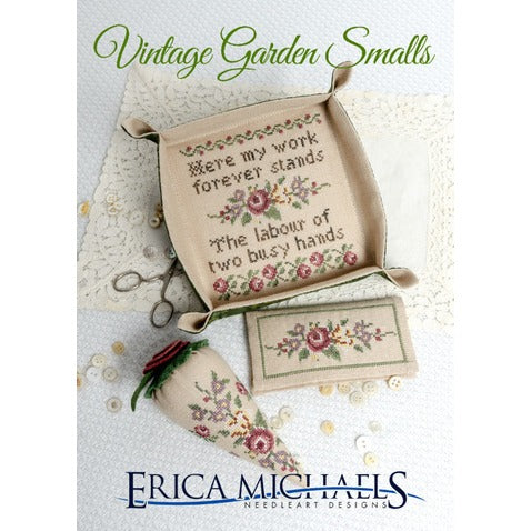 Vintage Garden Smalls Cross Stitch Chart by Erica Michaels