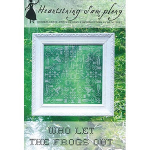 Who Let the Frogs Out Cross Stitch Chart by Heartstring Samplery