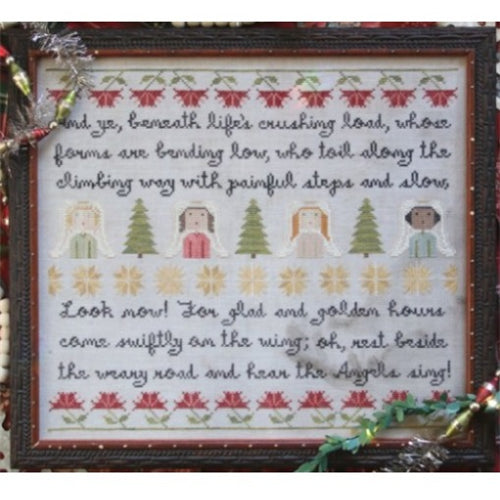 Hear the Angels Sing Cross Stitch Chart by Heartstring Samplery
