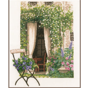 Our Garden View Counted Cross Stitch Kit by Lanarte - PN-0178458