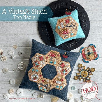 Vintage Stitch - Too Hexie Cross Stitch Chart by Hands On Design