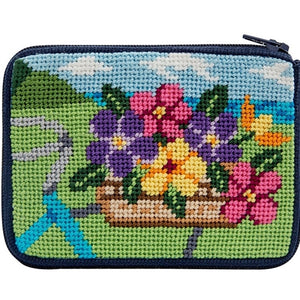 Springtime Ride Stitch & Zip Coin Purse by Alice Peterson Co