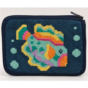Tropical Fish Stitch & Zip Coin Purse by Alice Peterson Co