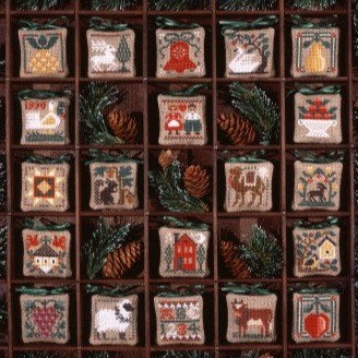Christmas Miniatures Cross Stitch Chart by The Prairie Schooler