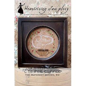 C is for Coffee Cross Stitch Chart by Heartstring Samplery