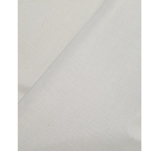 40CT Weddigen Linen ART 180 Per Metre White 185cm wide