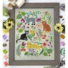 The Cat Tapestry Cross Stitch Chart by Tiny Modernist