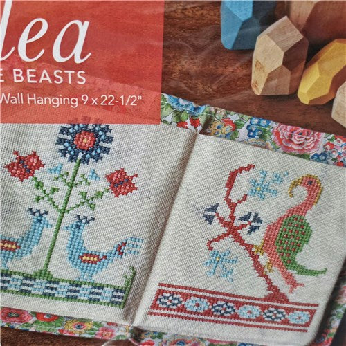 Byzantine Beasts Cross Stitch Kit by Avlea - Quiet Book or wallhanging