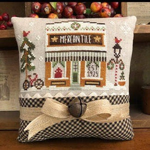 The Mercantile Hometown Holiday Cross Stitch Charts by Little House Needleworks