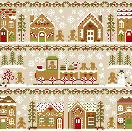 Gingerbread Village by Country Cottage Needleworks