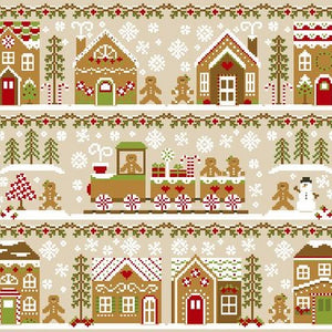 Gingerbread Village by Country Cottage Needleworks