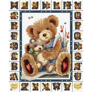ABC Bears Cross Stitch Chart by Country Threads