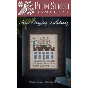 Miss Bingley's Library by Plum Street Samplers