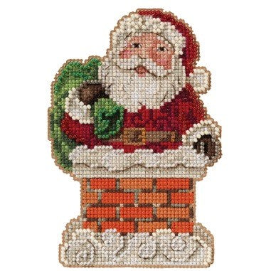 Santa in Chimney by Jim Shore - Mill Hill 2021 Serie