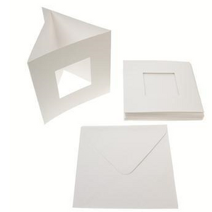 Trifold Cards White - Packs