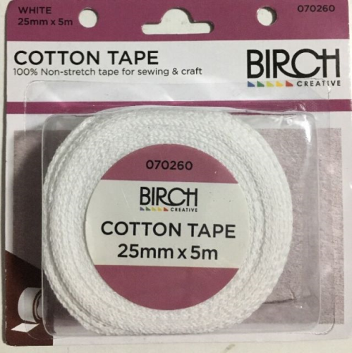Cotton Tape 20mm X 5M