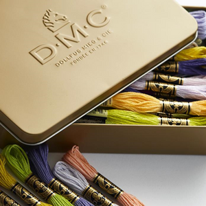 DMC Collection Tin with 35 news colours