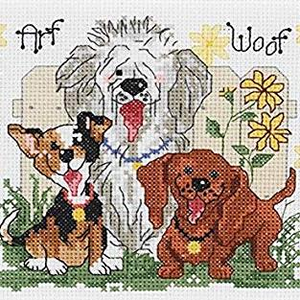 Suzy's Zoo Dogs of Duckport Mini Counted Cross Stitch Kit