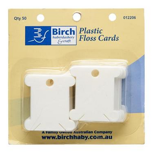 Birch Floss Cards Plastic