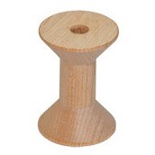 Wooden Spool 2" by Just Another Button Company
