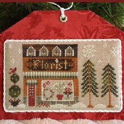 Florist Hometown Holiday Cross Stitch Chart by Little House Needleworks