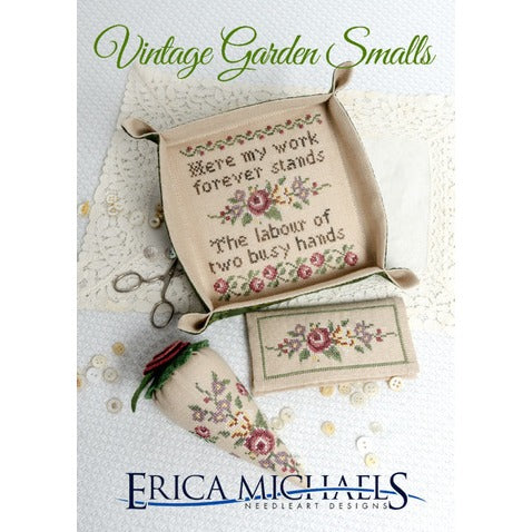 Vintage Garden Smalls Cross Stitch Chart by Erica Michaels