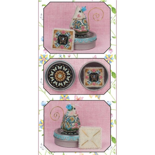 Madame Butterfly Mouse on a Tin by Just Nan Limited Edition