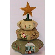 Holly Jolly Stacker Cross Stitch Chart with Spool by Praiseworthy Stitches