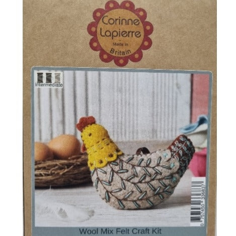 French Hen Felt Craft Kit by Corinne Lapierre