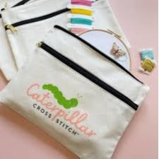 Caterpillar Double Pocket Project Bag by Caterpillar Cross Stitch