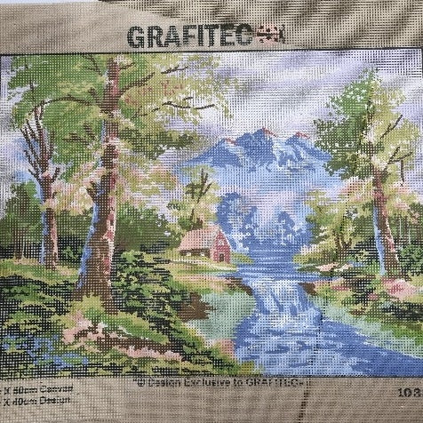 Misty Mountain Tapestry by Grafitec