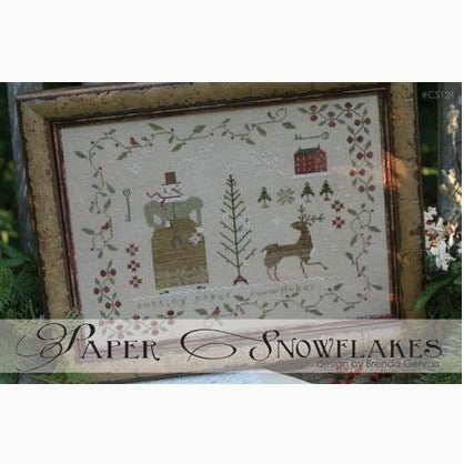 Paper Snowflakes Cross Stitch Chart by With Thy Needle and Thread (Brenda Gervais )