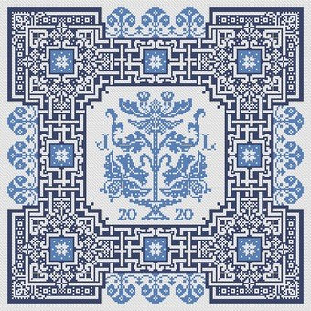 Jouissance Cross Stitch Chart by Long Dog Samplers