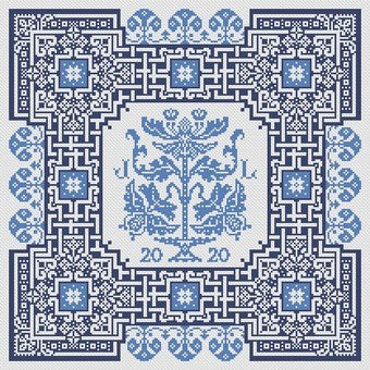 Jouissance Cross Stitch Chart by Long Dog Samplers
