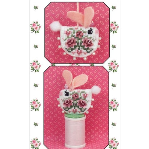 Rose Heart Bunny Ltd Edition by Just Nan