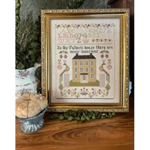 Many Mansions Cross Stitch Chart by Annie Beez Folk Art