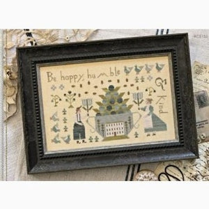 Be Happy Humble and Kind Cross Stitch Chart by Brenda Gervais (With Thy Needle and Thread)