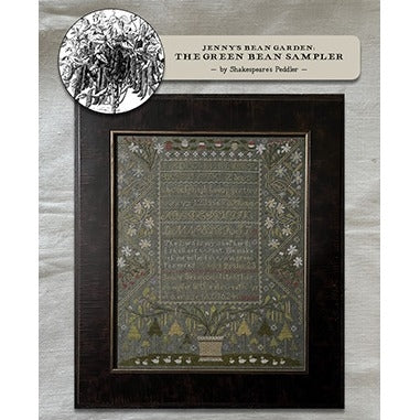 Jenny's Bean Garden - Green Bean Cross Stitch Chart by Shakespeare's Peddler