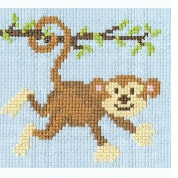 Monkey Mayhem Cross Stitch Kit by Bothy Threads