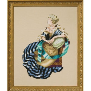 Portrait of Lady M Cross Stitch by Mirabilia