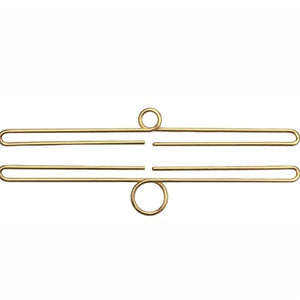 Bell Pull Ends Mini Brass 8cm