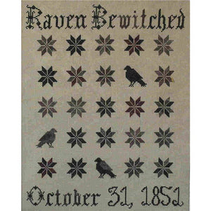 Raven Bewitched Cross Stitch Chart by Blackbird Design