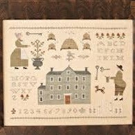 The Bee Keeper's Sampler Cross Stitch Chart by Brenda Gervais (With they Needle and Thread)