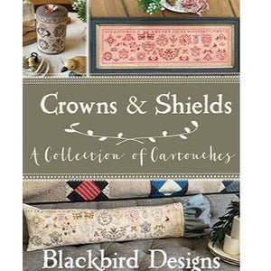 Crowns & Shields Cross stitch booklet by Blackbird Designs
