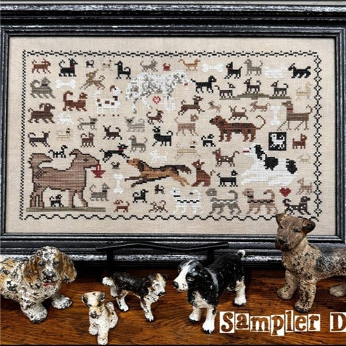 Sampler Dogs Cross Stitch Chart by The Scarlett House