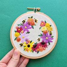 Bumblebee Bouquet Embroidery Kit  by Jessica Long Embroidery