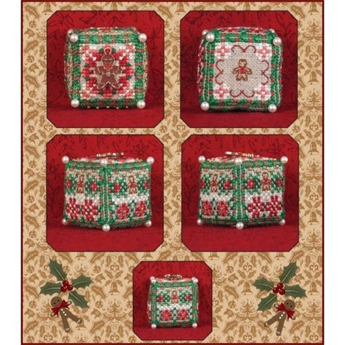 Tiny Ginger Boy Cube Cross Stitch Kit by Just Nan - 2025 Limited Edition