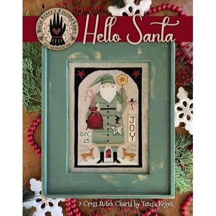 Hello Santa Cross Stitch Booklet by Teresa Kogut