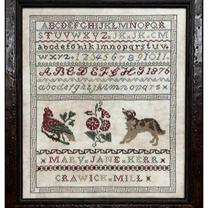 Mary Kerr 1876 Cross Stitch Chart by The Scarlett House