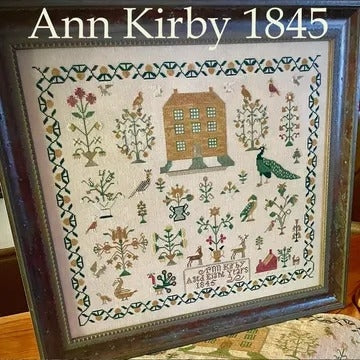Ann Kirby 1845 Cross Stitch Chart by Needlework Press